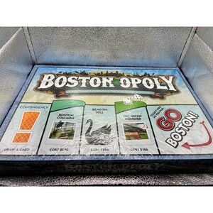 Boston-Opoly Board Game Late for the Sky Boston Massachusetts Monopoly Style New
